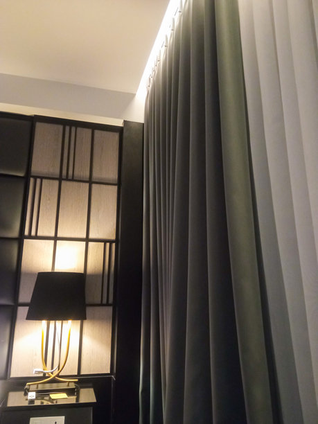 五星级酒店客房美学夜灯图片下载