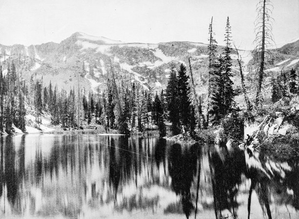 古董照片:双湖，科罗拉多州图片下载