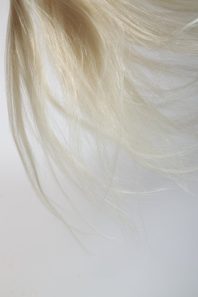 金色的头发在风中飘动图片下载