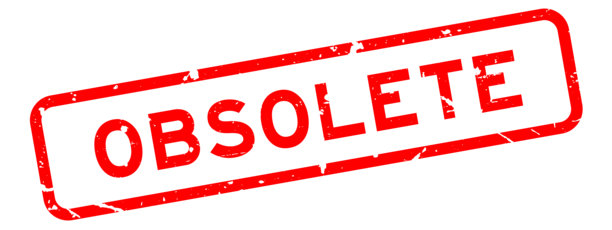 垃圾红色过时字方橡胶印章在白色背景图片下载