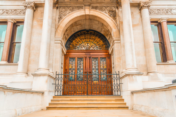 伦敦历史建筑的入口图片下载