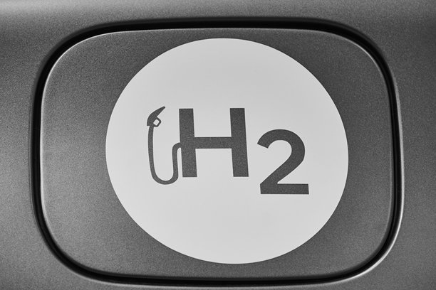 氢燃料汽车燃料箱。可持续能源。零排放。电解图片下载