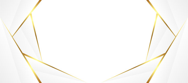 抽象的白色和金色大理石纹理横幅图片下载