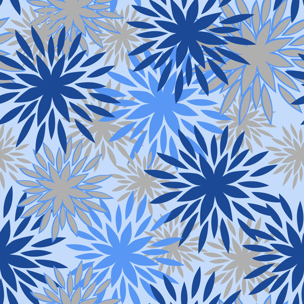 蓝色的菊花图片下载