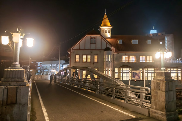 桥至西堡无余观，于夜入野温泉，佐贺图片下载