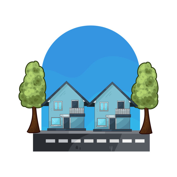 城市的房子图片下载