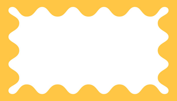 锯齿波曲线边缘框架。波浪扇贝矩形边框。涂鸦画矩形相框。空文本框。时髦的之字形设计元素。矢量插图隔离在白色背景上图片下载