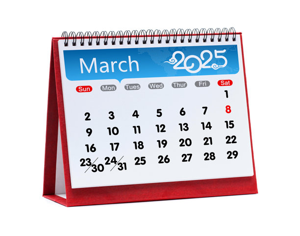 2025年3月的日历图片下载