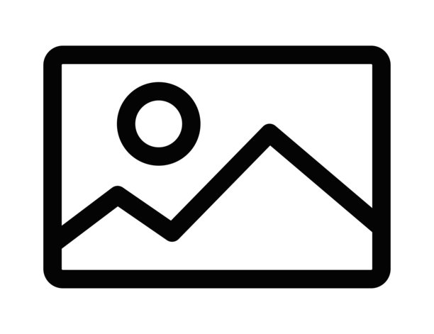 矢量插图的风景照片图标。适合代表摄影，图像和视觉媒体。可编辑的中风。图片下载