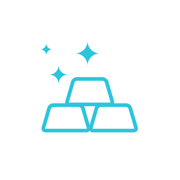 金色，条形图标。孤立在白色背景上。从蓝色图标集图片下载