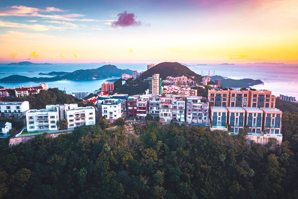 位于香港山顶的豪宅图片下载