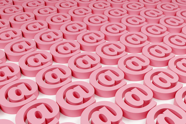 3d渲染电子邮件标志图案地板最小概念3d渲染图片下载