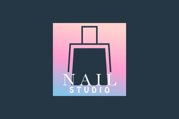 美容美甲元素设计具有美与时尚的现代理念图片下载