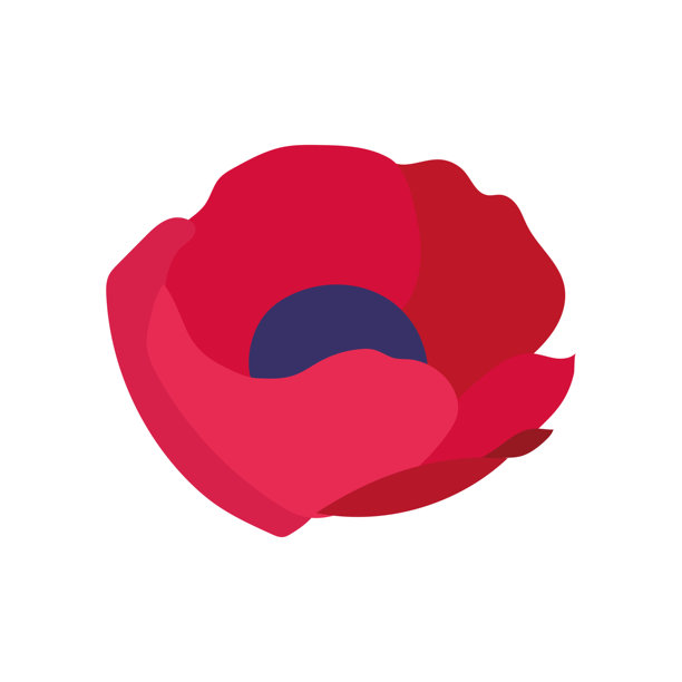 彩色花图标春天的时间向量图片下载