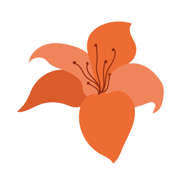 彩色花图标春天的时间向量图片下载