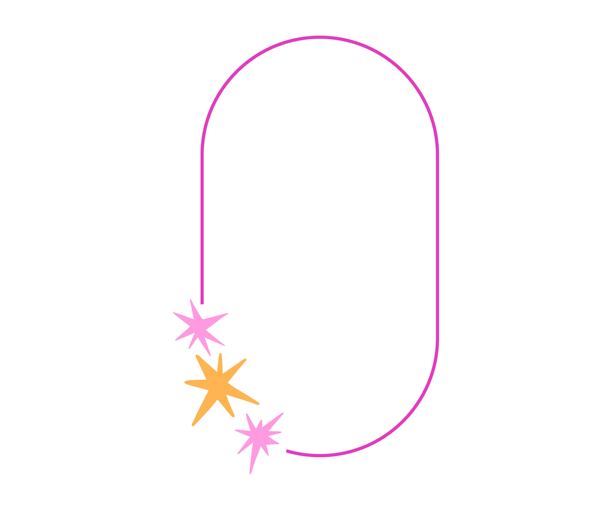 框架与星星在平面风格。相框:用于照片或故事、装饰的相框手绘矢量插图。图片下载