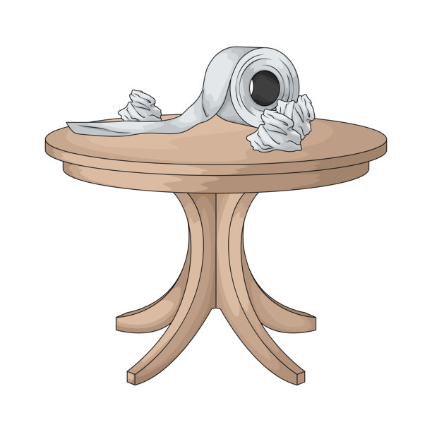 桌上的纸巾卷图片下载