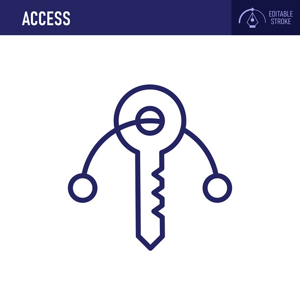 访问图标-安全，钥匙，解锁，保护，进入，权限，权限，身份验证，安全，控制图片下载