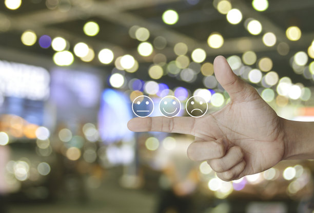 企业客户服务评价和反馈评级的概念图片下载