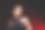 照片的女士与明亮的maquillage穿晚装复古礼服看侧面红色copyspace背景图片下载