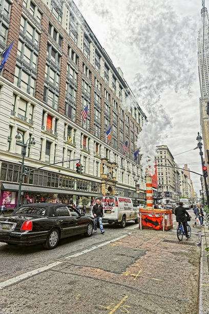 曼哈顿先驱广场的梅西百货图片下载