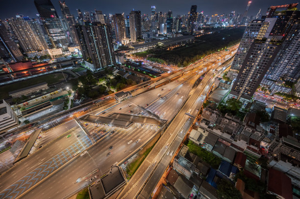 曼谷的天际线图片下载