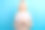 照片积极开朗的女士穿着时髦的衣服，有很多钱储蓄赢得彩票孤立的蓝色背景图片下载