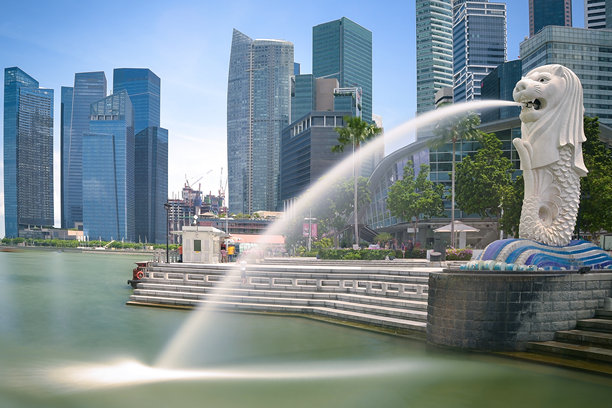 新加坡地标鱼尾狮图片下载