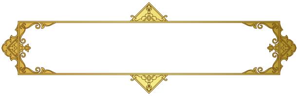 奢华的金色框架切割与橙色线条在白色的背景，使标志。图片下载