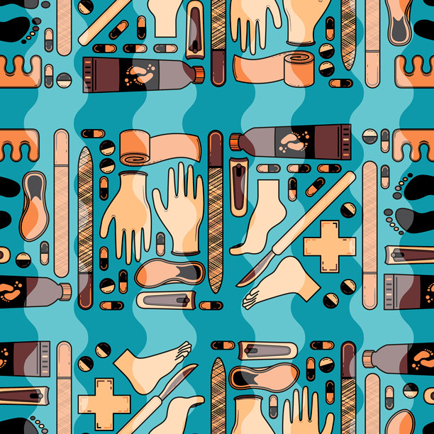 寻底无穷足线艺术插画作为重复图案设计图片下载