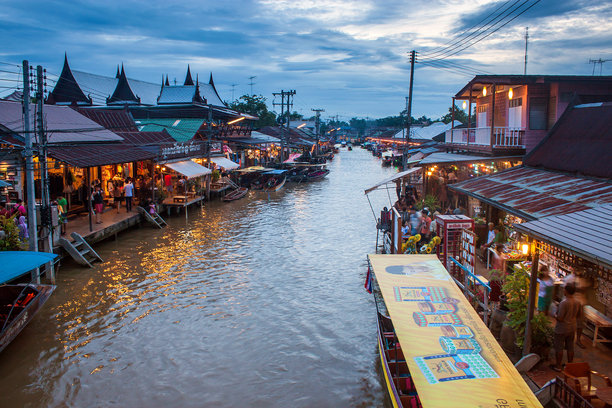 安法瓦浮动市场图片下载