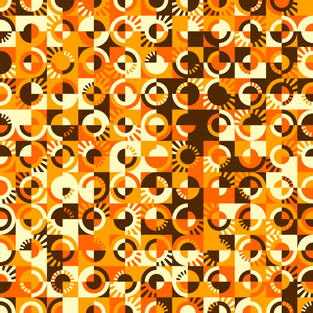 无缝圆形非圆形纹理。无缝高分辨率(8000x8000)纹理。现代时尚的抽象纹理。光栅插图。图片下载