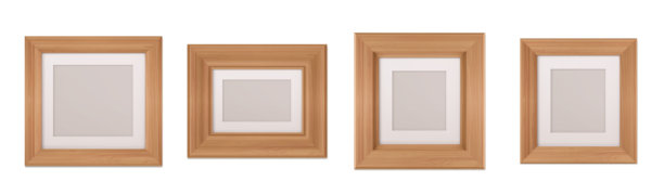 照片或图片木框模型。图片下载