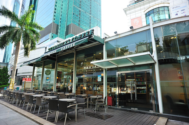 中国深圳的星巴克咖啡图片下载