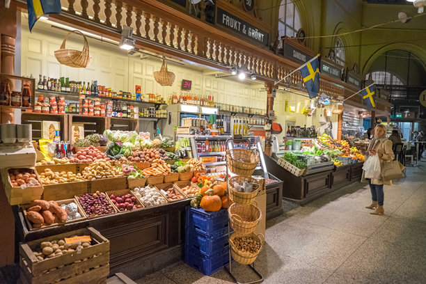 斯德哥尔摩的Ostermalm市场大厅图片下载