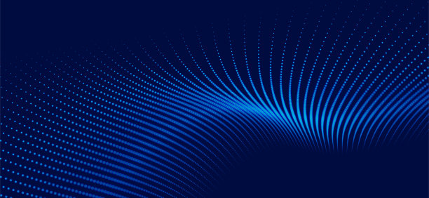 摘要数字粒子波。技术背景。未来的点波。网络连接结构。演示设计背景。技术或科学旗帜。3 d渲染。图片下载