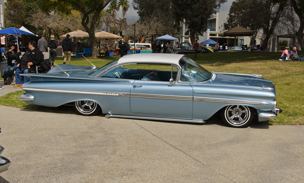 RockaBilly音乐节6:1959年雪佛兰黑斑羚双门跑车图片下载