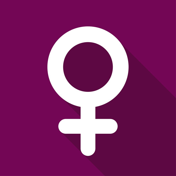 女性象征女性的性别图标。向量图片下载