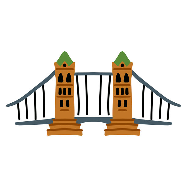 有塔的古塔桥。英格兰。欧洲。图片下载