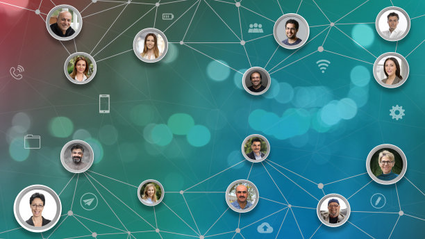 社交网络，人群图片下载