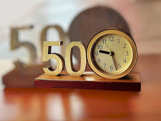 带数字50的钟图片下载