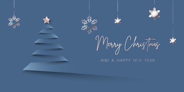 圣诞贺卡横幅框架背景图片下载