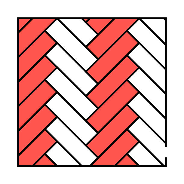 拼花地板图标彩色插图图片下载