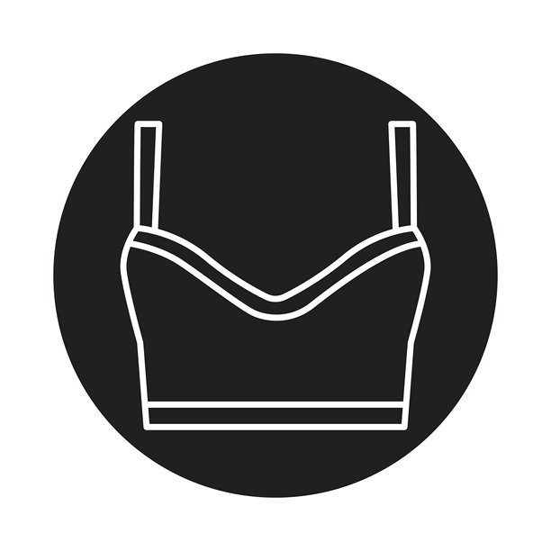 坦克顶线黑色图标。图片下载