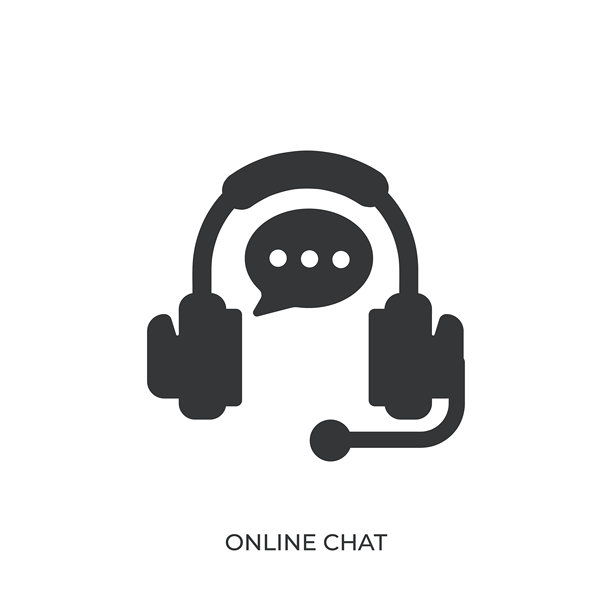 在线聊天象形固体图标。固体图标，可以应用在任何地方，简单，像素完美和现代风格图片下载