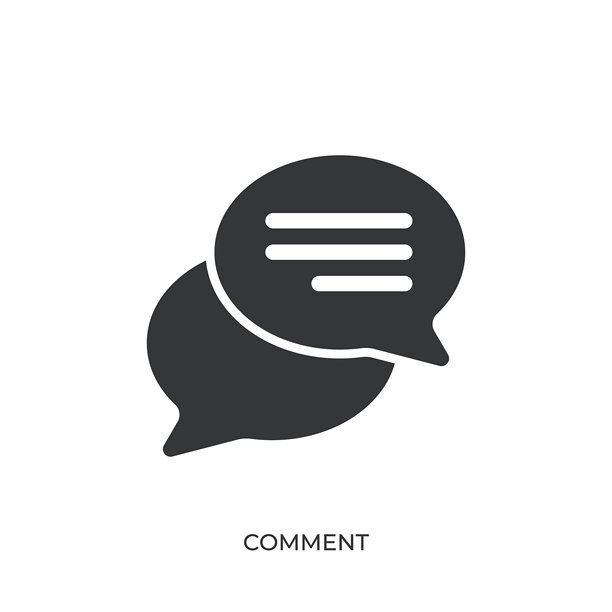 注释字形实体图标。固体图标，可以应用在任何地方，简单，像素完美和现代风格图片下载