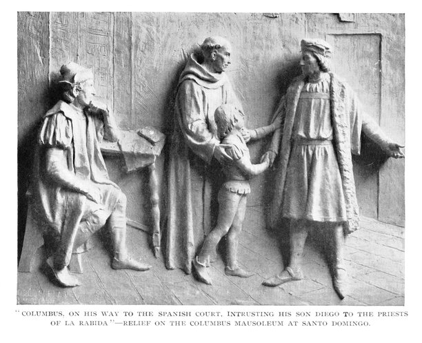 哥伦布将儿子留在了圣多明各的陵墓里，多米尼加共和国，15世纪世界史图片下载