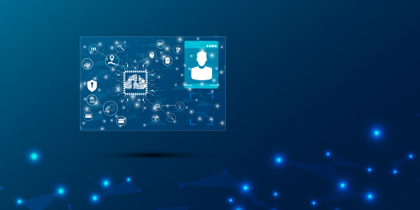 智能身份证形式有线条、三角形和粒子风格设计。图片下载