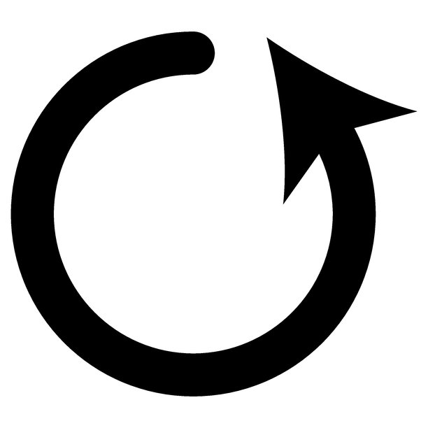 矢量方块图标在黑色与标志重启图片下载