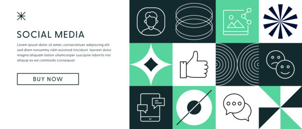 社交媒体网页横幅设计图片下载